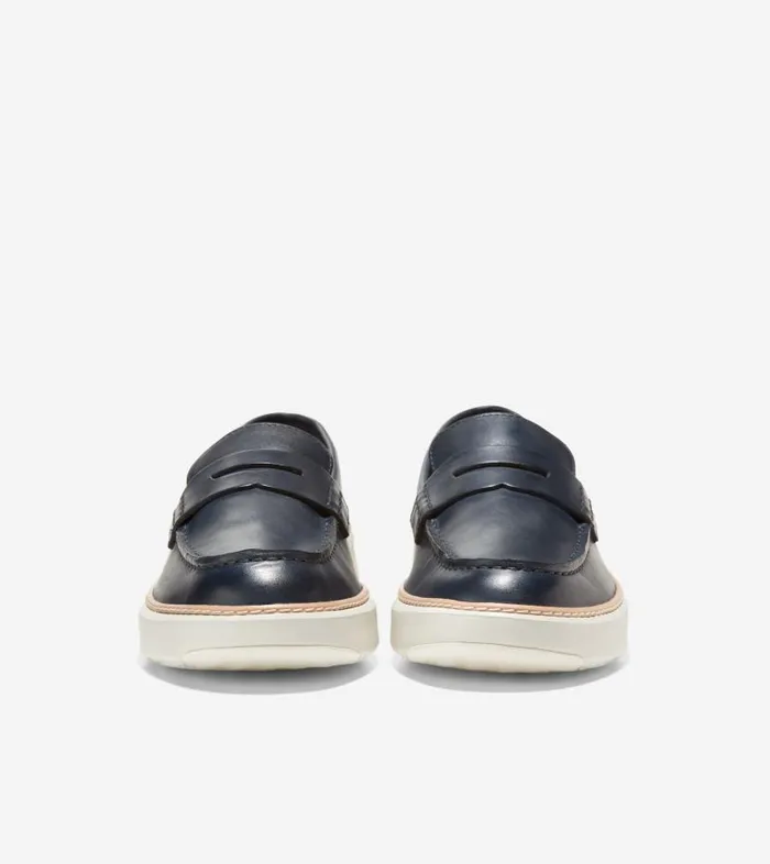 Cole Haan Loafers and Drivers Men Men039s GrandPr Topspin Penny Loafer Blue Cole Haan Loafers and Drivers Men Men039s GrandPr Topspin Penny Loafer Blue