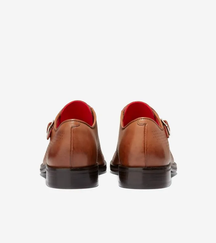 Cole Haan Loafers and Drivers Men Men039s Washington Grand Laser Monk Strap Brown Cole Haan Loafers and Drivers Men Men039s Washington Grand Laser Monk Strap Brown