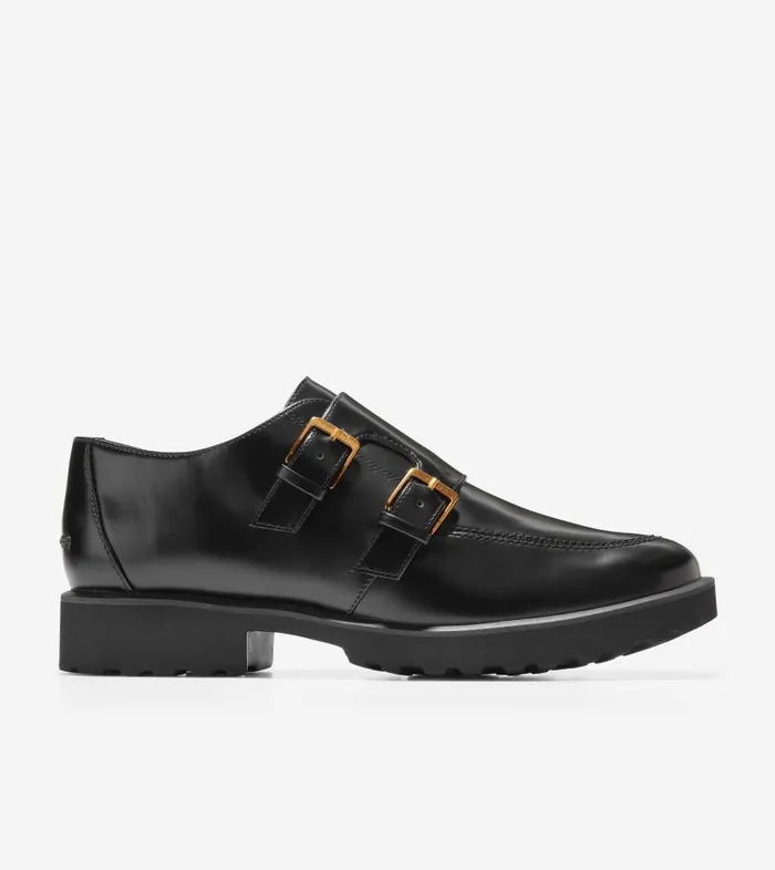 Cole Haan Loafers and Drivers Women Women039s Greenwich Monk Strap Loafers Black