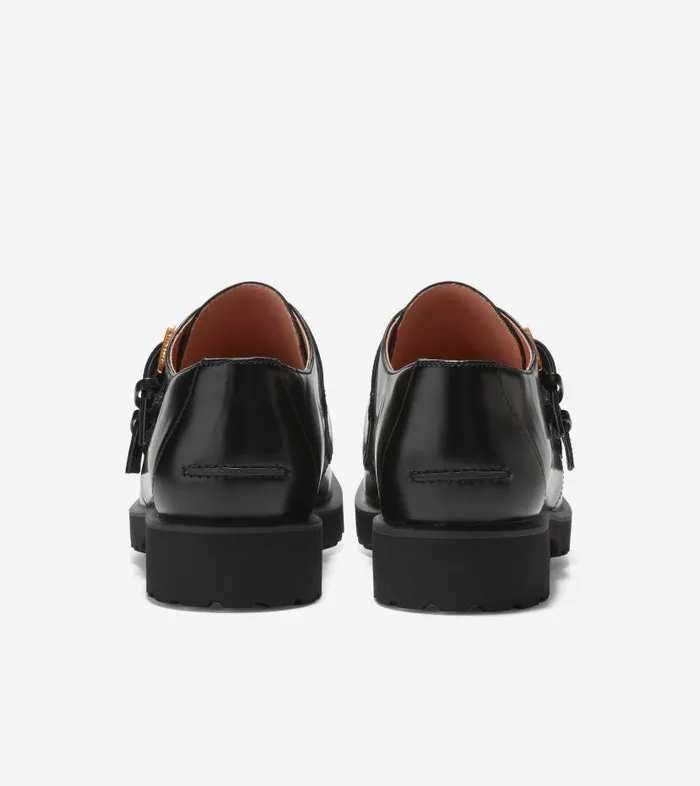 Cole Haan Loafers and Drivers Women Women039s Greenwich Monk Strap Loafers Black