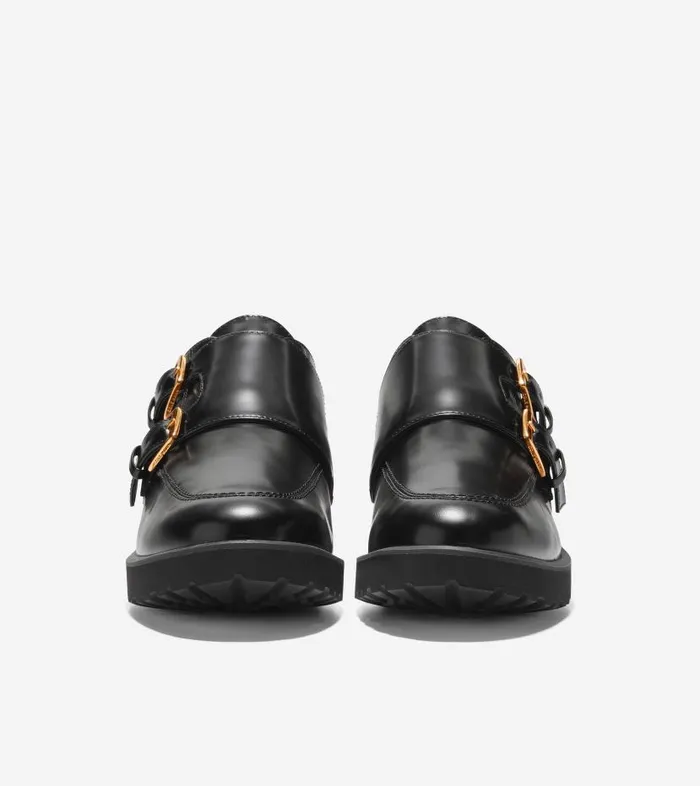 Cole Haan Loafers and Drivers Women Women039s Greenwich Monk Strap Loafers Black
