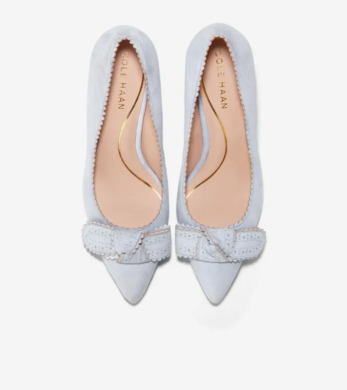 Cole Haan Pumps and Wedges Women Women039s BELLPORT BOW PUMP Blue Cole Haan Pumps and Wedges Women Women039s BELLPORT BOW PUMP Blue