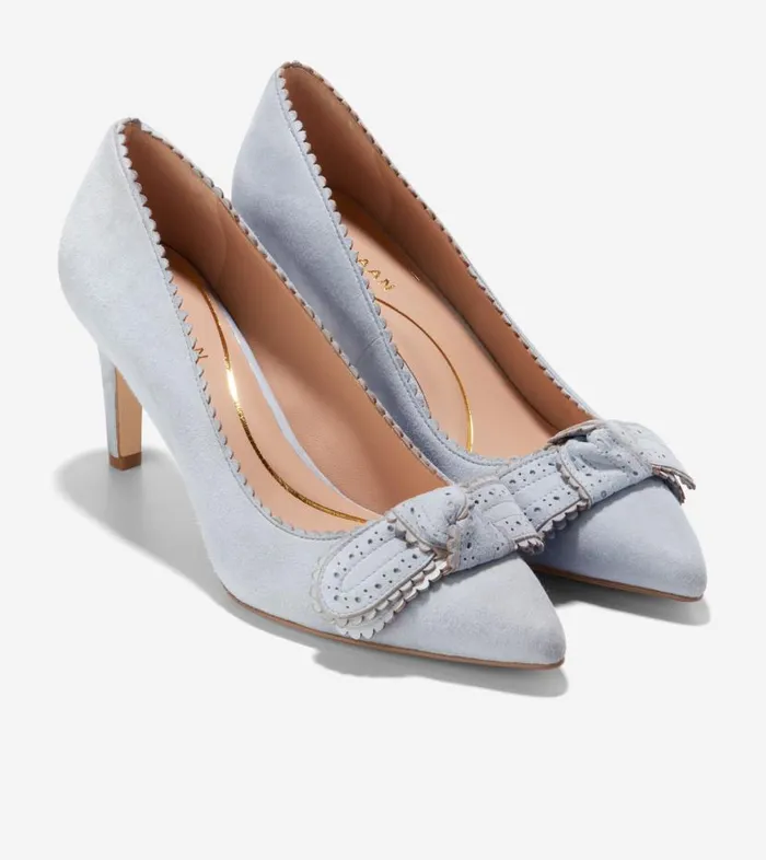 Cole Haan Pumps and Wedges Women Women039s BELLPORT BOW PUMP Blue Cole Haan Pumps and Wedges Women Women039s BELLPORT BOW PUMP Blue