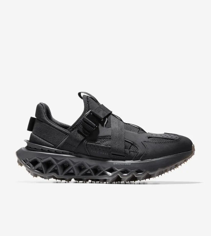 Cole Haan Running Women Women039s 5ZERGRAND Monk Strap Running Shoe Black