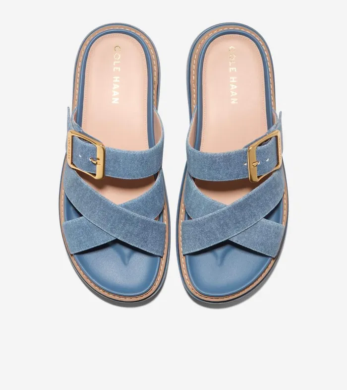 Cole Haan Sandals Women Women039s Fraya Slide Sandals Blue Cole Haan Sandals Women Women039s Fraya Slide Sandals Blue