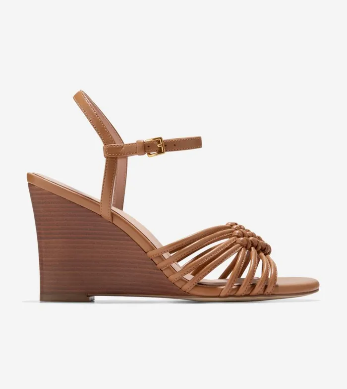 Cole Haan Sandals Women Women039s JITNEY KNOT WEDGE Brown