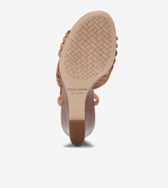 Cole Haan Sandals Women Women039s JITNEY KNOT WEDGE Brown Cole Haan Sandals Women Women039s JITNEY KNOT WEDGE Brown