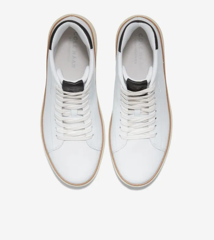 Cole Haan Sneakers Men Men039s GrandPr Topspin Mid Sneaker White Cole Haan Sneakers Men Men039s GrandPr Topspin Mid Sneaker White