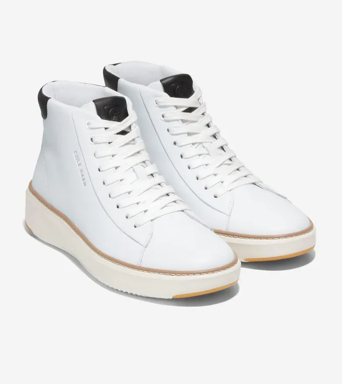 Cole Haan Sneakers Men Men039s GrandPr Topspin Mid Sneaker White Cole Haan Sneakers Men Men039s GrandPr Topspin Mid Sneaker White