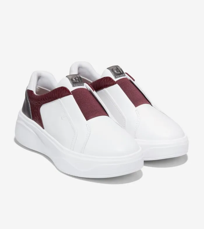 Cole Haan Sneakers Women Women039s GrandPr Demi SlipOn Sneaker White Cole Haan Sneakers Women Women039s GrandPr Demi SlipOn Sneaker White