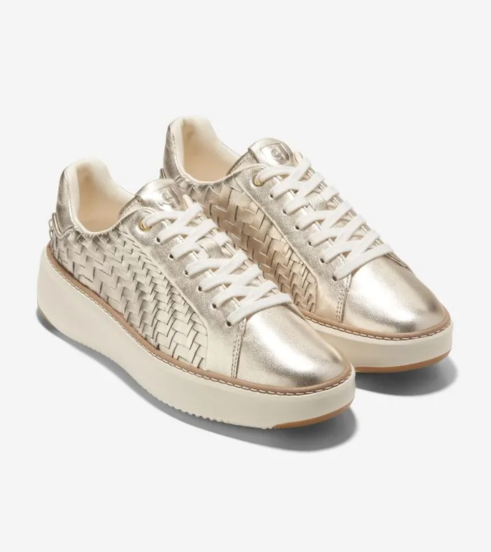 Cole Haan Sneakers Women Women039s GRANDPR TOPSPIN SNEAKER Gold Cole Haan Sneakers Women Women039s GRANDPR TOPSPIN SNEAKER Gold
