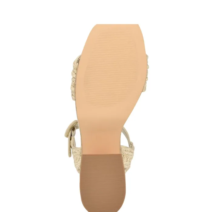 Comiele Platform Sandals Chic Cream Raffia Women Nine West Platforms Comiele Platform Sandals Chic Cream Raffia Women Nine West Platforms