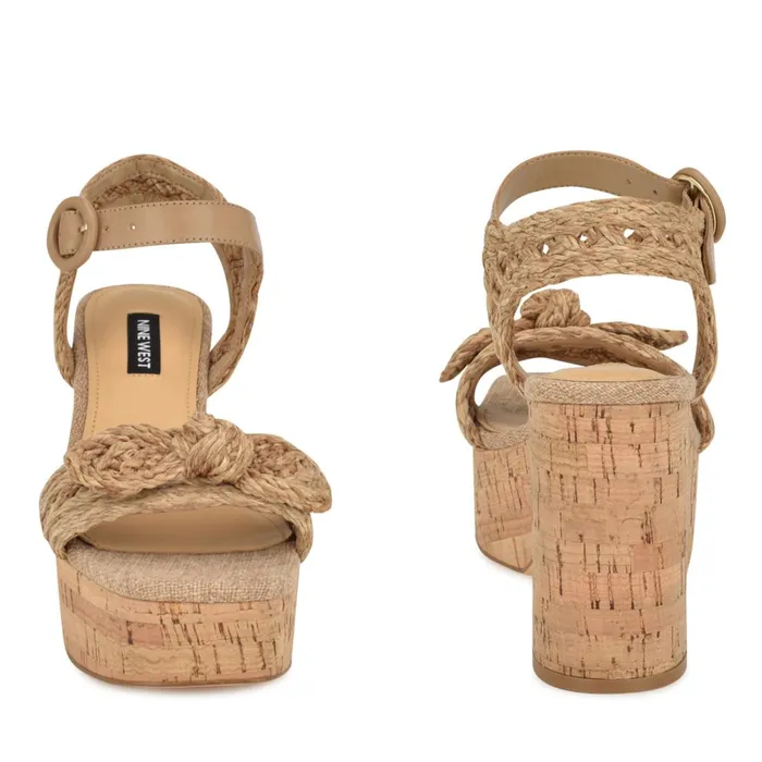 Comiele Platform Sandals Natural Raffia Women Nine West Platforms Comiele Platform Sandals Natural Raffia Women Nine West Platforms