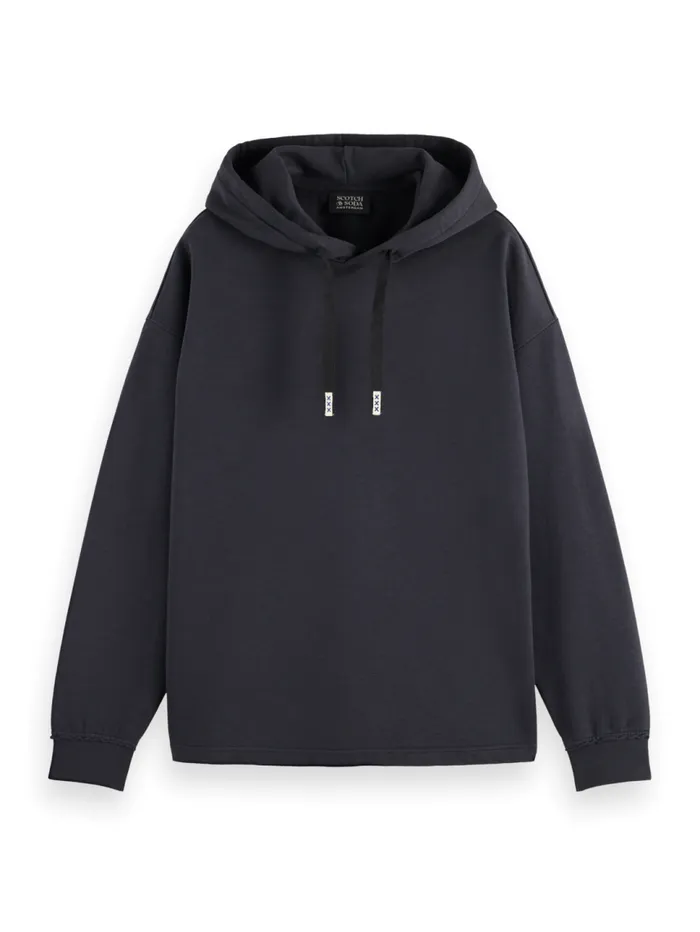 CORE 8211 3 CROSSES HOODIE Black Men Scotch and Soda Sweatshirts and Hoodies