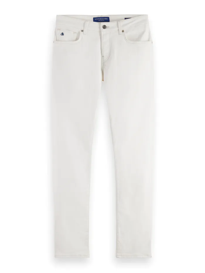 CORE RALSTON REGULAR SLIM JEANS COOL WHITE Cool White Men Scotch and Soda Essentials