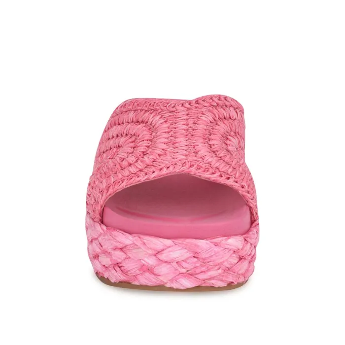 Corel Flatform Sandals Pink Women Nine West Sandals