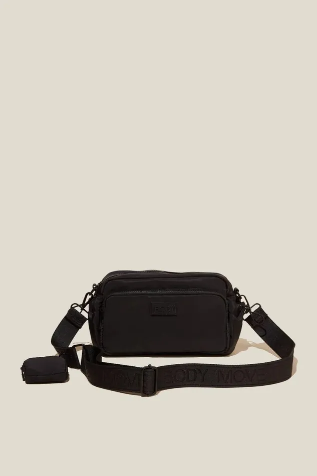 Cotton On Accessories Active Essentials Crossbody Bag Black 8211 Women