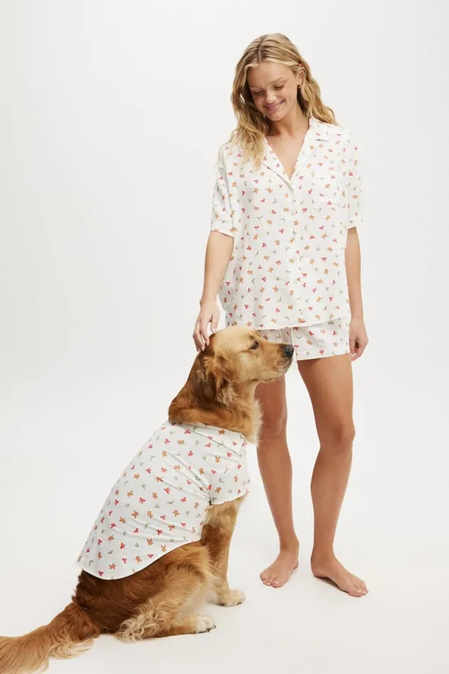 Cotton On AccessoriesandSlippers Novelty Dog Shirt Gingerbread 8211 Women