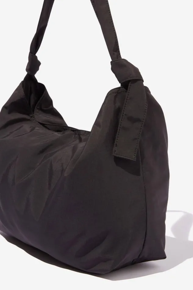 Cotton On BagsandBagCharms Alex Knotted Slouchy Tote Black 8211 Women