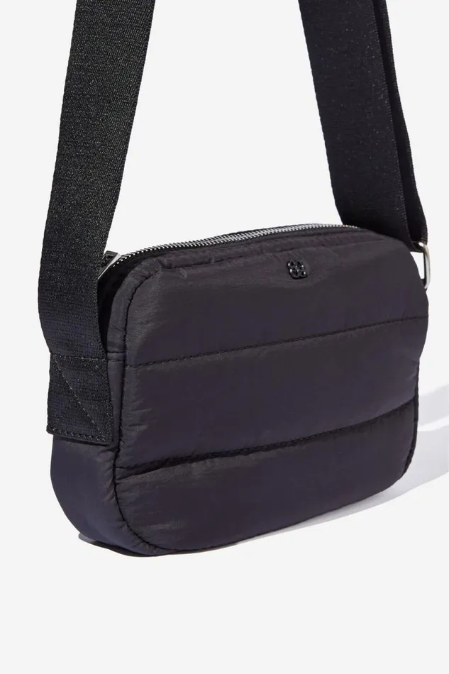 Cotton On BagsandBagCharms Rylie Cross Body Bag Black Quilted 8211 Women