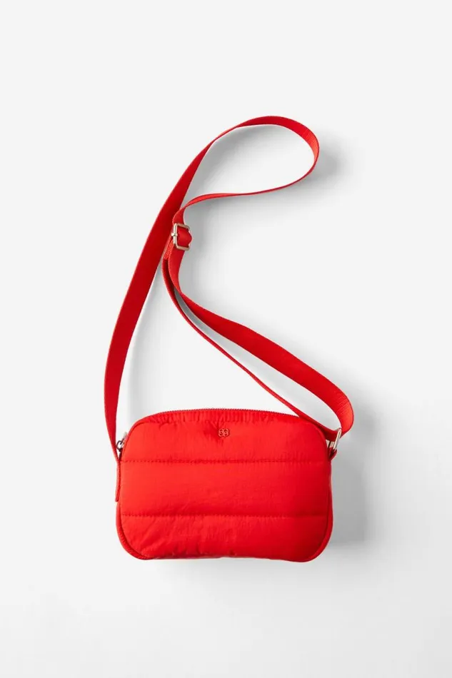 Cotton On BagsandBagCharms Rylie Cross Body Bag Racing Red Quilted 8211 Women
