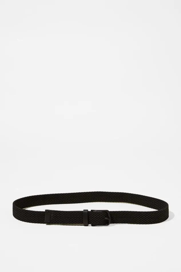 Cotton On Bags and Belts Hampton Plait Belt Black 8211 Men
