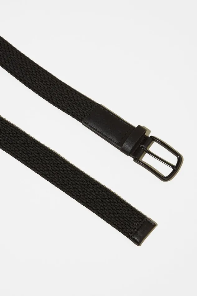 Cotton On Bags and Belts Hampton Plait Belt Black 8211 Men Cotton On Bags and Belts Hampton Plait Belt Black 8211 Men