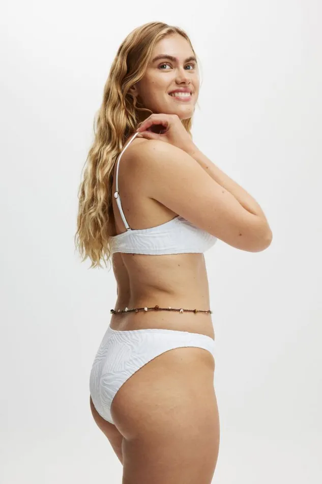 Cotton On Bikinis Full Bikini Bottom White Jacquard 8211 Women Cotton On Bikinis Full Bikini Bottom White Jacquard 8211 Women