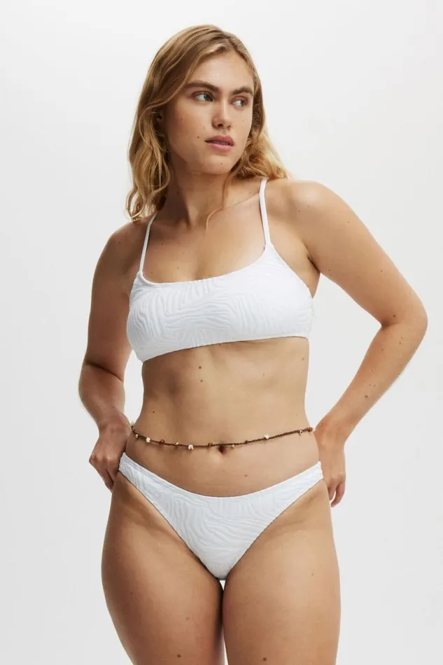 Cotton On Bikinis Full Bikini Bottom White Jacquard 8211 Women Cotton On Bikinis Full Bikini Bottom White Jacquard 8211 Women
