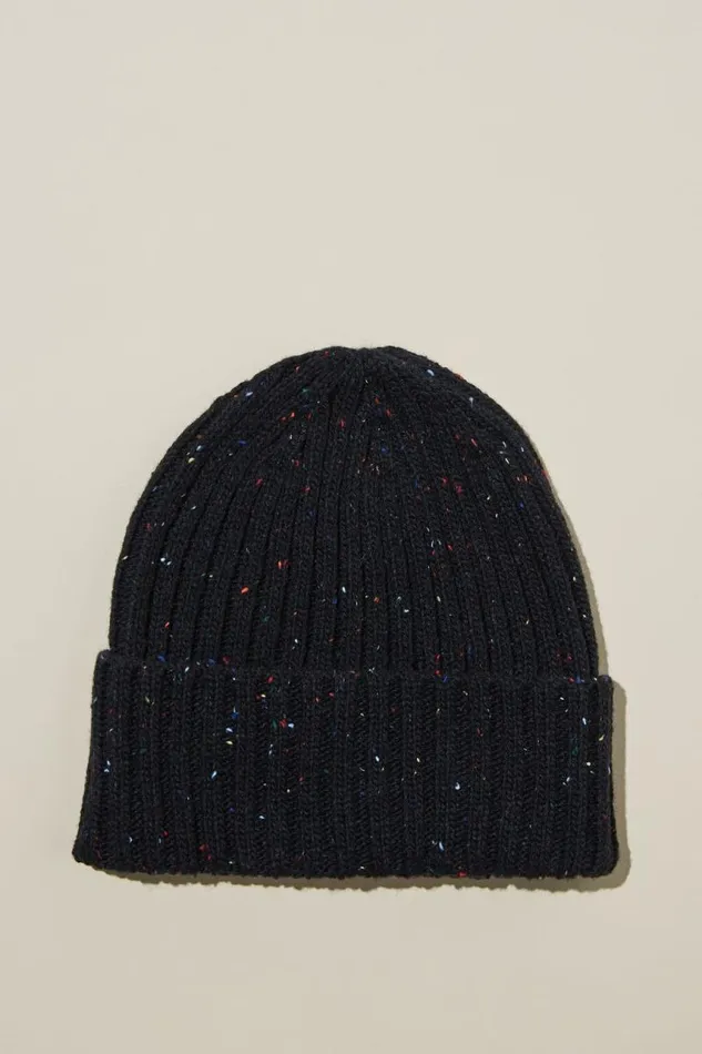 Cotton On Hats and Beanies Nordic Beanie Black Nep 8211 Men
