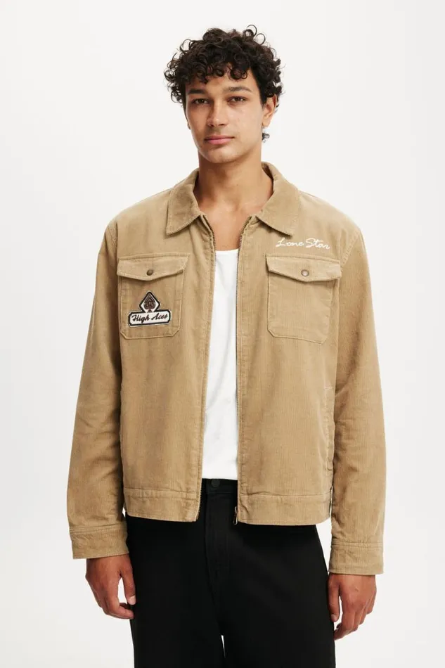Cotton On Jackets Garage Jacket Desert 8211 Men