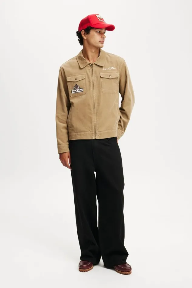 Cotton On Jackets Garage Jacket Desert 8211 Men
