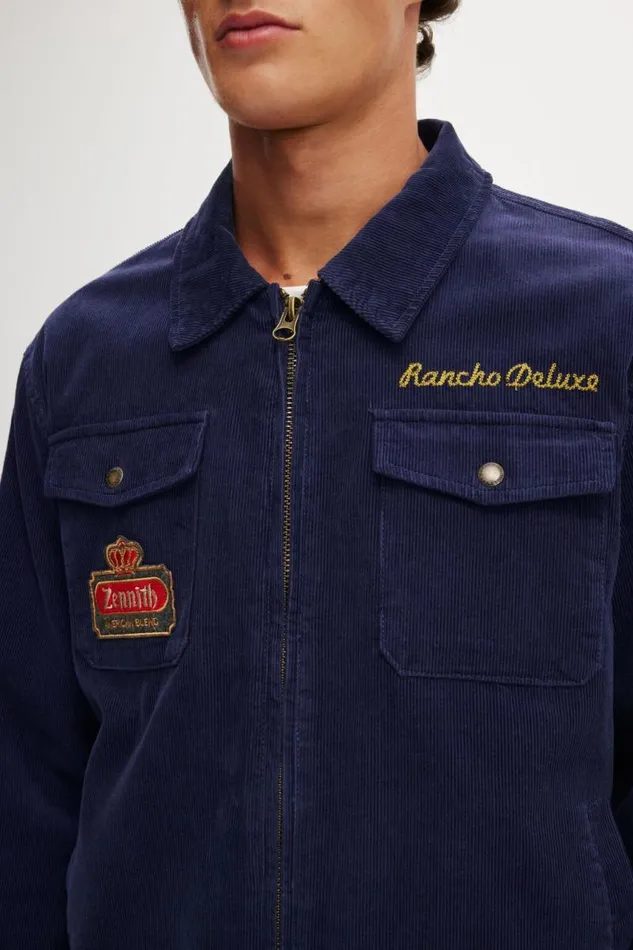 Cotton On Jackets Garage Jacket Indigo Blue 8211 Men