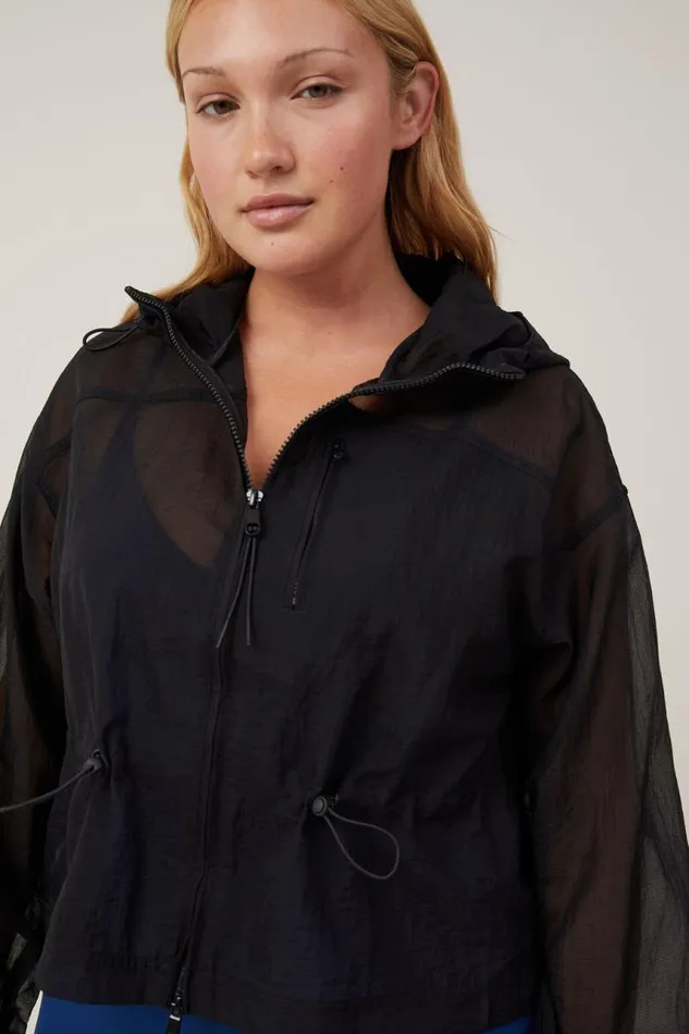 Cotton On Jackets Mesh Anorak Black 8211 Women