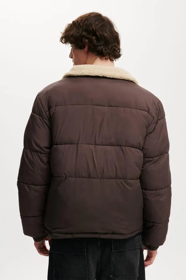 Cotton On Jackets Vermont Puffer Jacket Cigar Brown 8211 Men Cotton On Jackets Vermont Puffer Jacket Cigar Brown 8211 Men