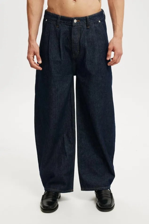 Cotton On Jeans Baggy Balloon Jean Pleat Shutter Blue 8211 Men Cotton On Jeans Baggy Balloon Jean Pleat Shutter Blue 8211 Men