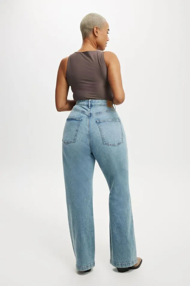 Cotton On Jeans Curvy Stretch Bootcut Jean Bells Blue 8211 Women