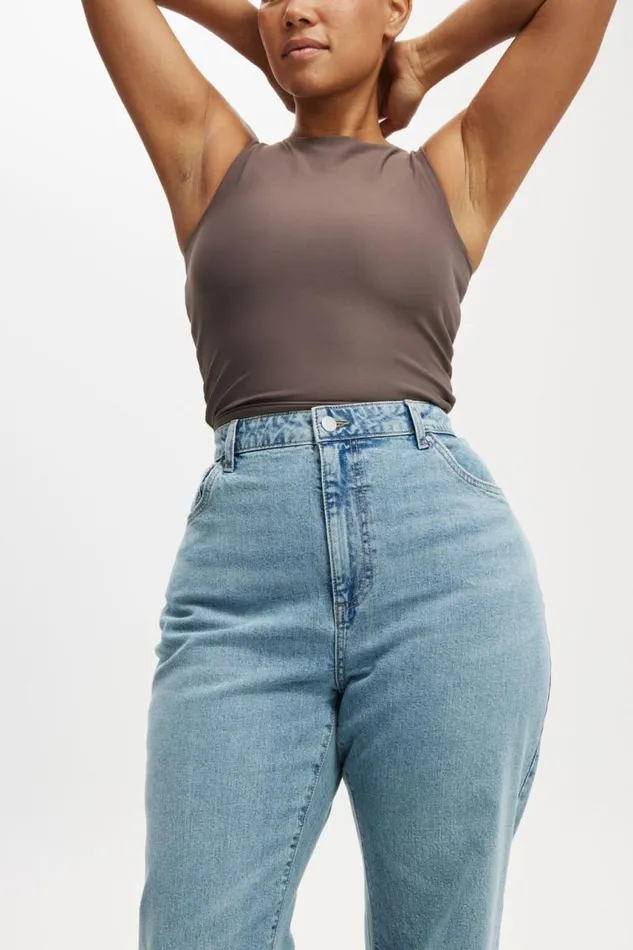 Cotton On Jeans Curvy Stretch Bootcut Jean Bells Blue 8211 Women