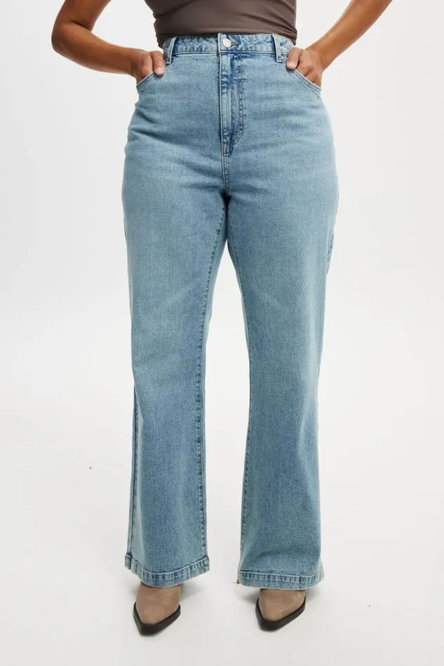 Cotton On Jeans Curvy Stretch Bootcut Jean Bells Blue 8211 Women