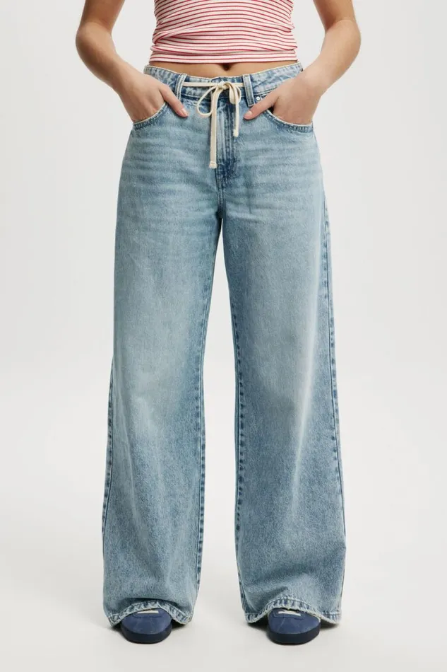 Cotton On Jeans Relaxed Wide Jean Oasis Bluetie 8211 Women