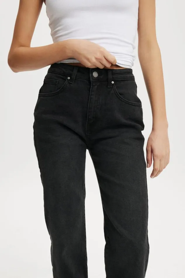 Cotton On Jeans Slim Straight Jean Black Pepper 8211 Women Cotton On Jeans Slim Straight Jean Black Pepper 8211 Women