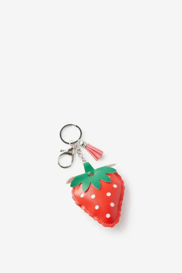 Cotton On Jewelry Bag Charm Puffy Strawberry 8211 Women
