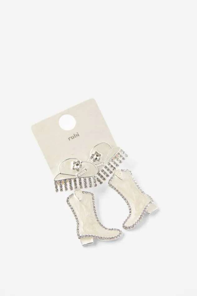 Cotton On Jewelry Mid Charm Earring Up Diamante Cowboy Boots 8211 Women Cotton On Jewelry Mid Charm Earring Up Diamante Cowboy Boots 8211 Women