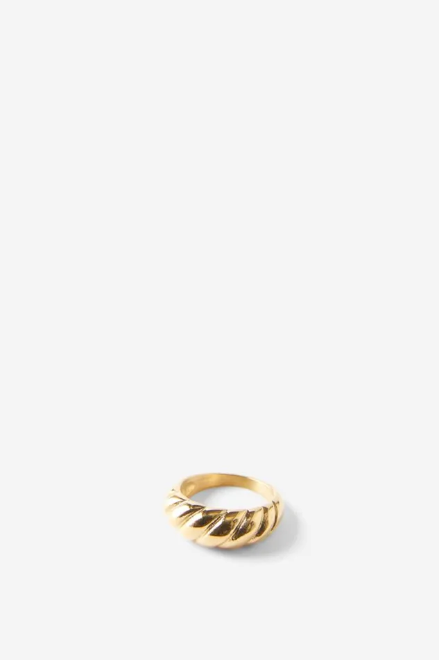 Cotton On Jewelry Waterproof Single Ring Gold Plated Chunky Bubble 8211 Women