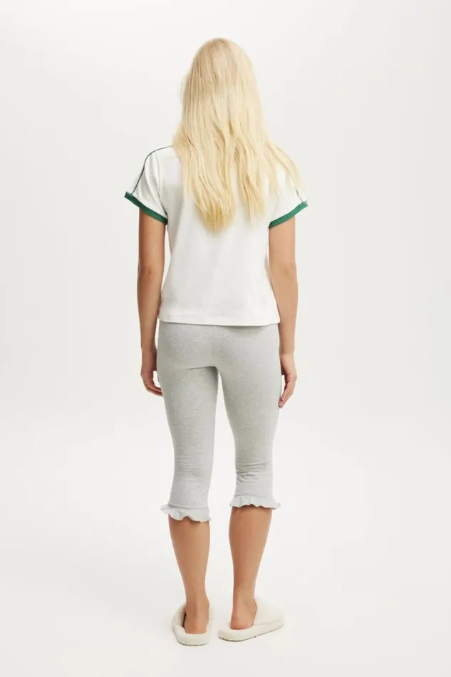 Cotton On Pajamas Jersey Sleep Capris Grey Marle 8211 Women Cotton On Pajamas Jersey Sleep Capris Grey Marle 8211 Women