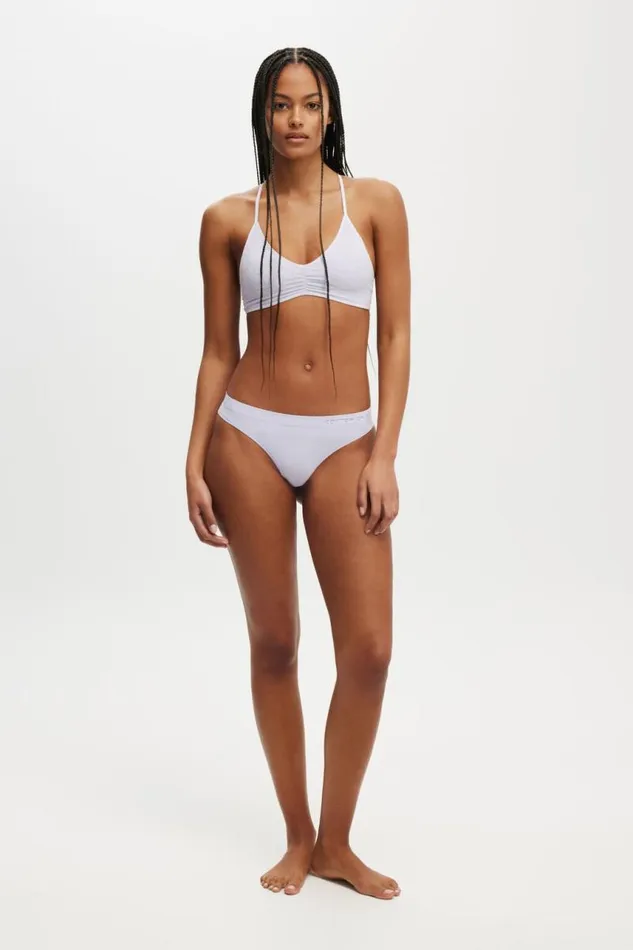 Cotton On Panties Seamless Hipster Cheeky Brief Washed Thistle 8211 Women