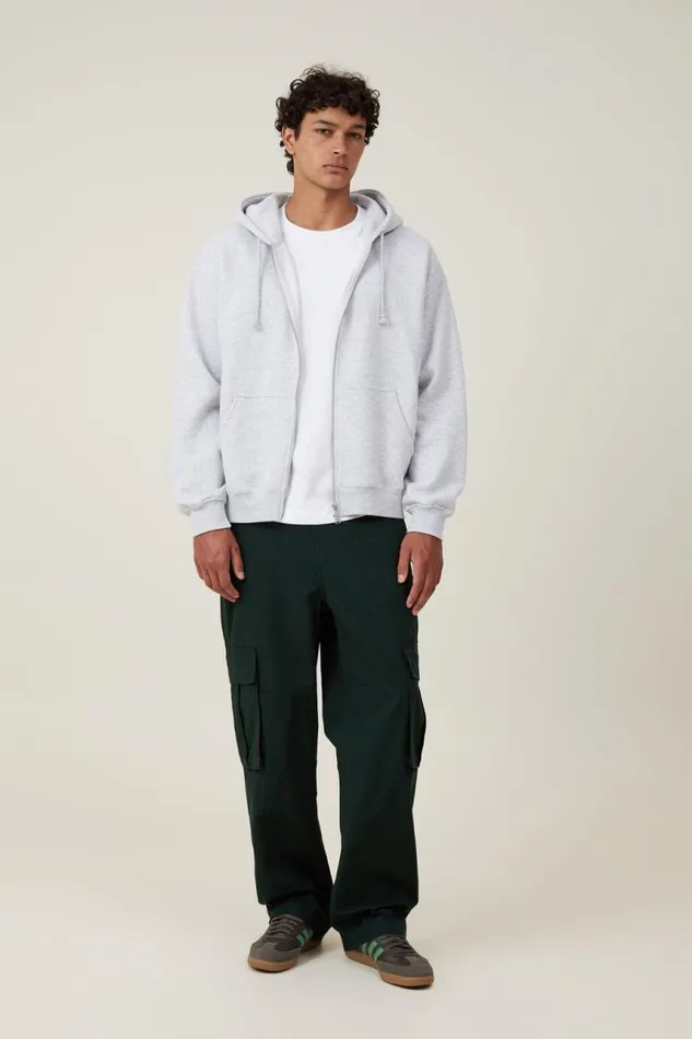 Cotton On Pants Baggy Cargo Pant Dark Trekking Green Ripstop 8211 Men