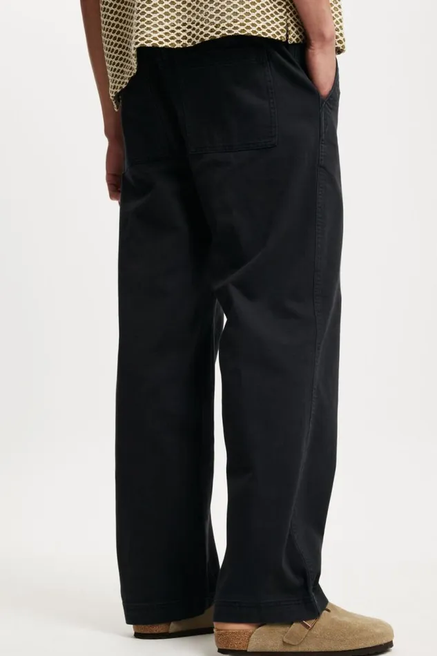 Cotton On Pants Baggy Casual Pant Black 8211 Men