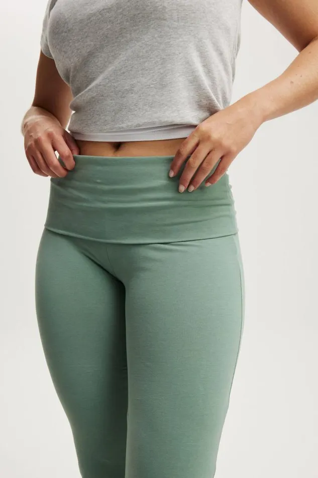 Cotton On Pants Bella Bootleg Pant Jaded Green 8211 Women