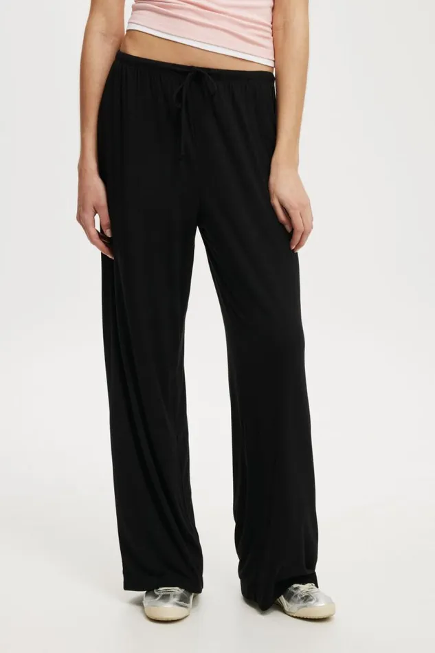 Cotton On Pants Blair Wide Leg Pant Black 8211 Women